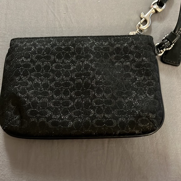 Coach, fabric sparkle, wristlet - Picture 2 of 3